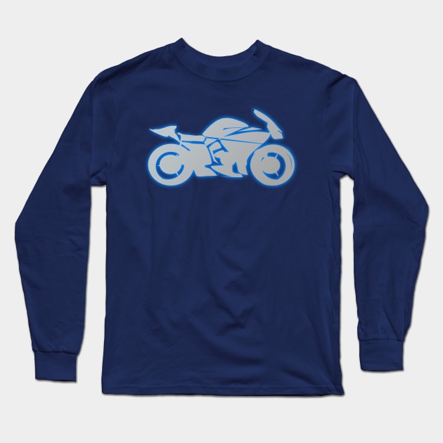 Neo Sport Bike Motorcycle Shirt Long Sleeve T-Shirt by benhonda2